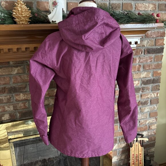 Columbia Interchange Burgundy Jacket Size Large Shell - Picture 3 of 7